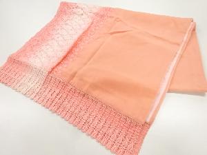 リサイクル　ビロードレース草花模様ショール